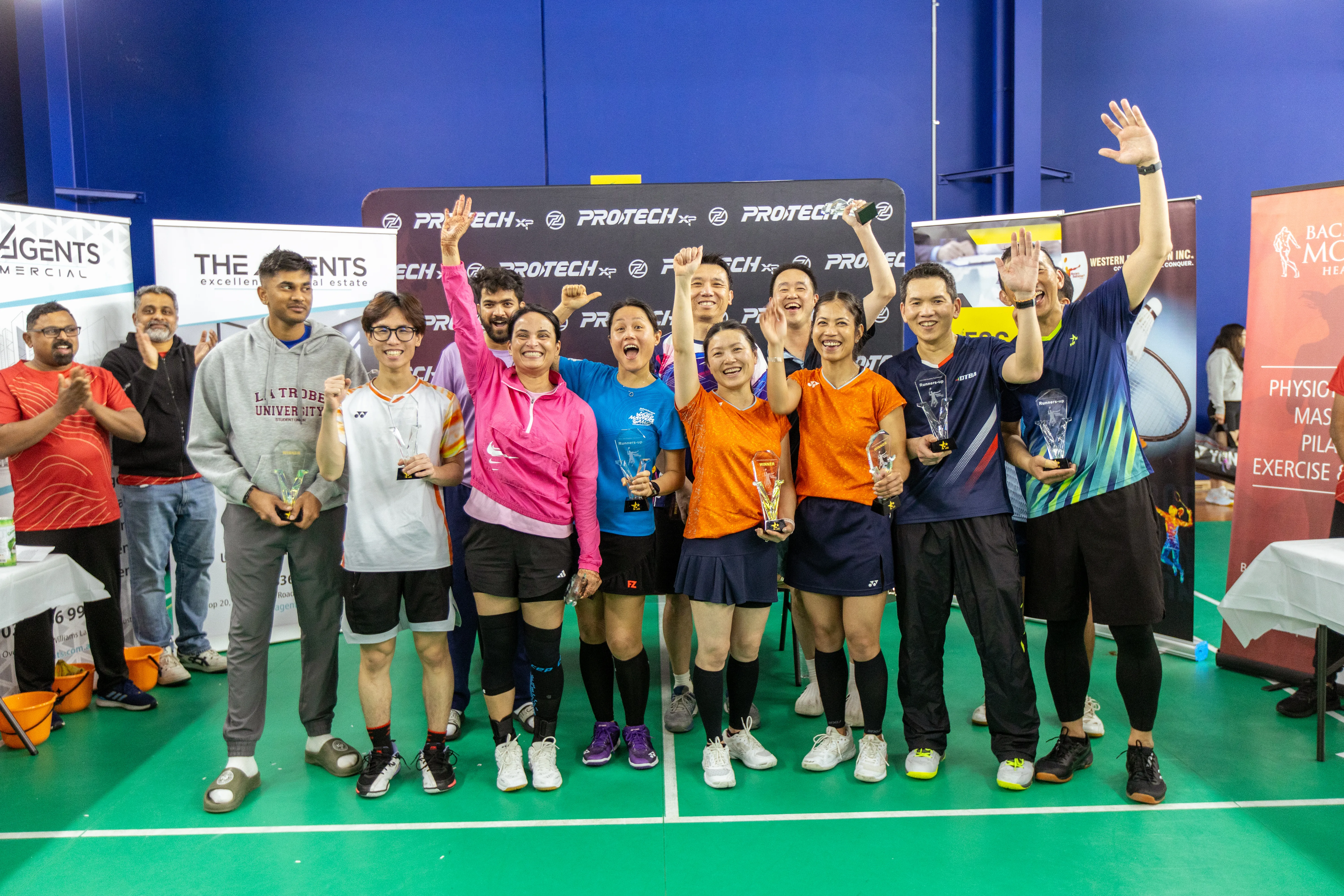 Western Badminton tournament event atmosphere